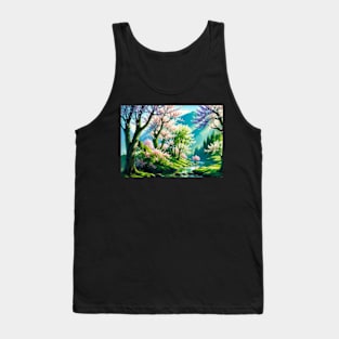 Springtime on an alien planet Tank Top